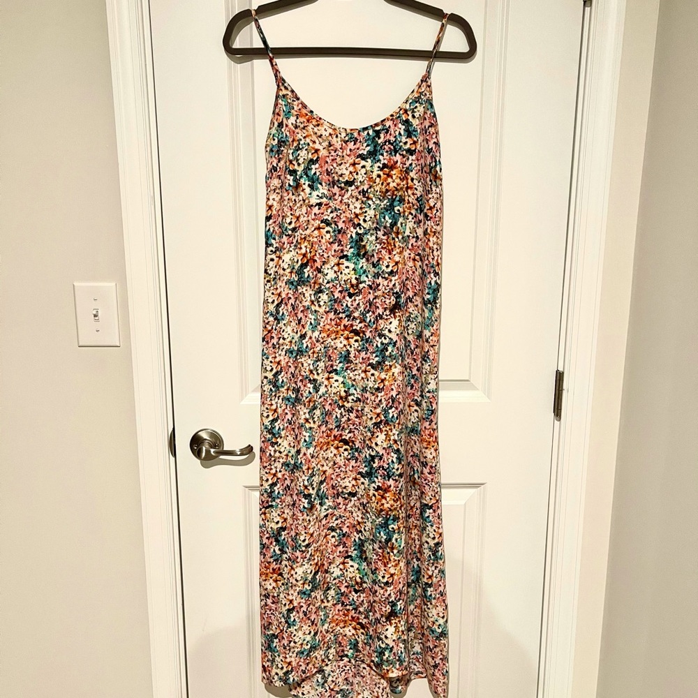Long flowy floral maxi dress